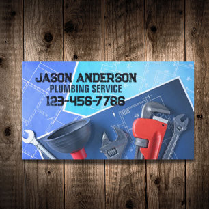 Handyman Repair Tools Pluming Service Plumber Business Card