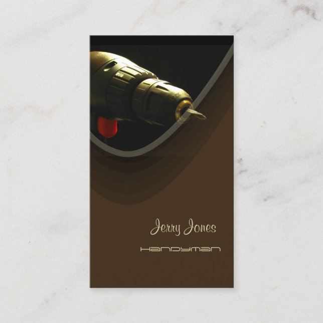 Handyman, repairman business cards (Front)