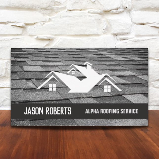 Handyman Roof Repair Construction Roofer Roofing  Business Card (Handyman Roof Repair Construction Roofer Roofing Business Card)