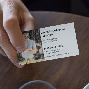 Handyman Service Business Card
