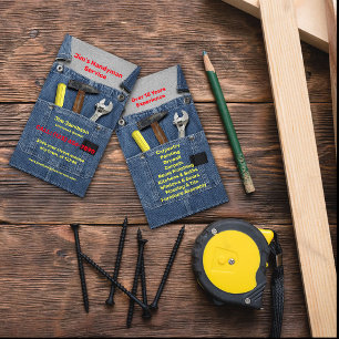 Handyman Service Business Card