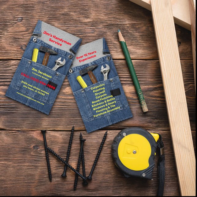 Handyman Service Business Card (Creator Uploaded)