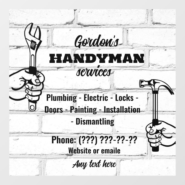 Handyman Services  (Sheet)