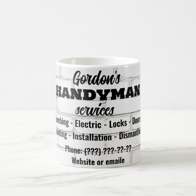 Handyman Services  Coffee Mug (Center)