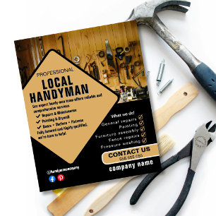 Handyman Services Flyer Template   Local Trades 