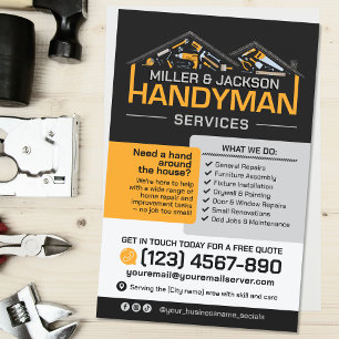 Handyman Services - Home Repair & Maintenance Flyer