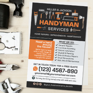 Handyman Services - Home Repair & Maintenance Flyer