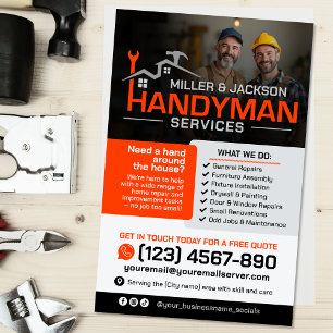 Handyman Services - Home Repair & Maintenance Flyer