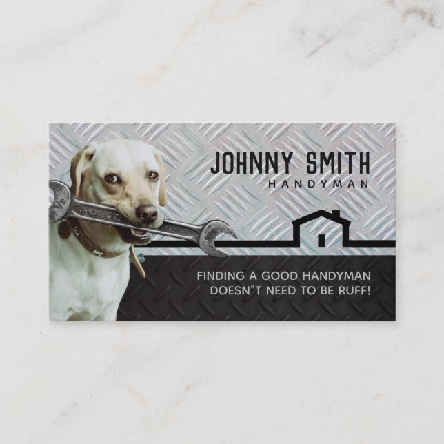 Handyman Slogans Business Cards (Front)