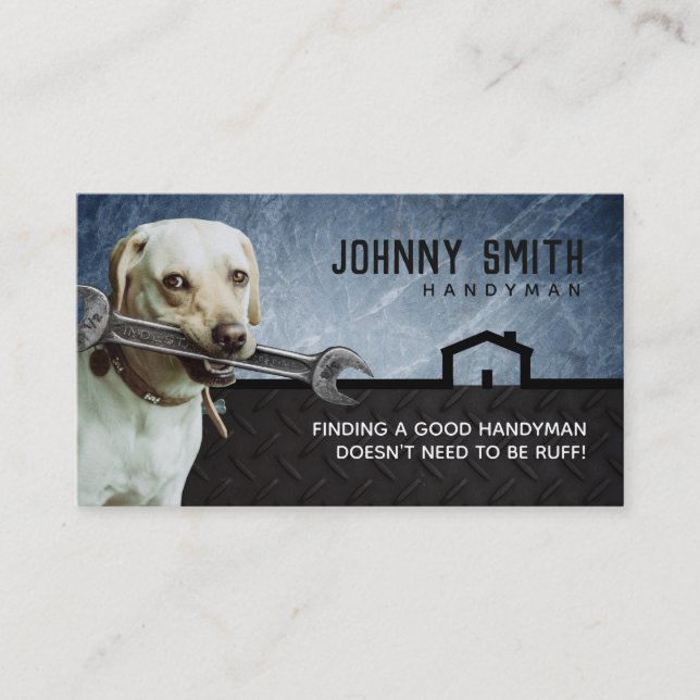 Handyman Slogans Business Cards (Front)