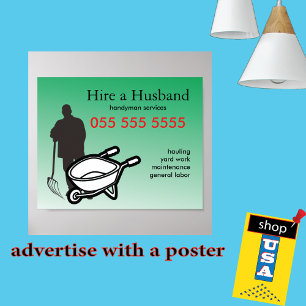 HandyMan Small Business Advertising  Poster