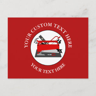 Handyman Tool Box Postcard