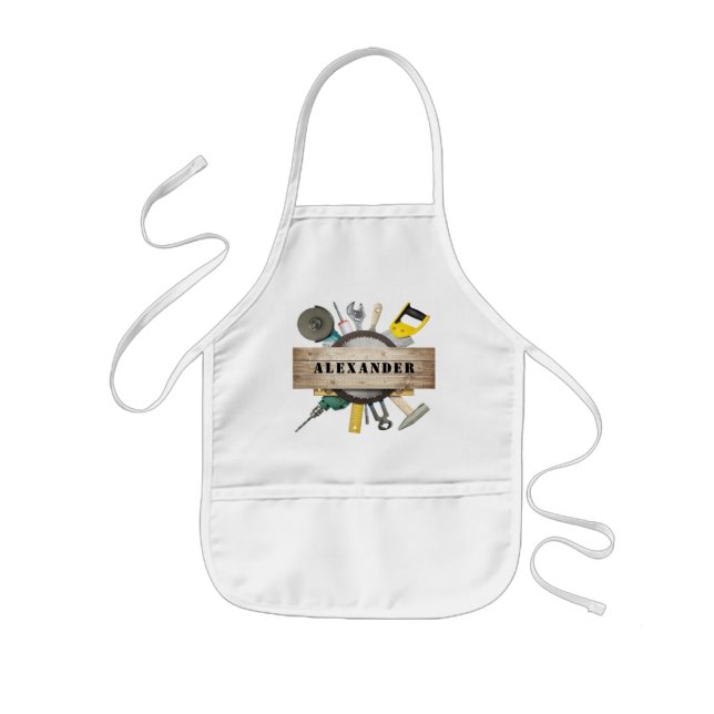 Handyman Tools and Gadgets Kids' Apron (Front)