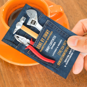 Handyman Tools Business Card