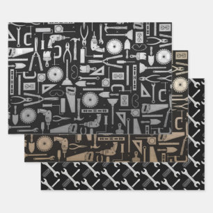 Handyman Tools Collection Wrapping Paper Sheet