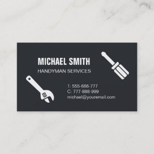 Handyman Tools Handyman Services Business Card
