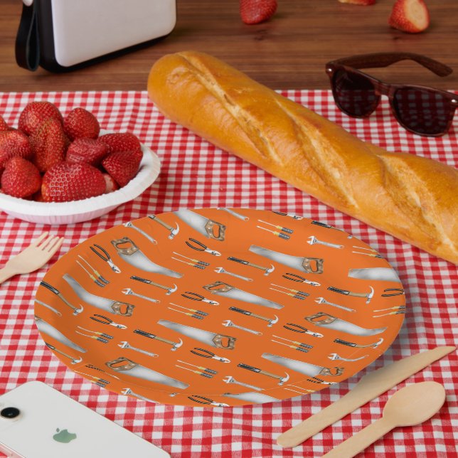 Handyman Tools  Paper Plate (Picnic)