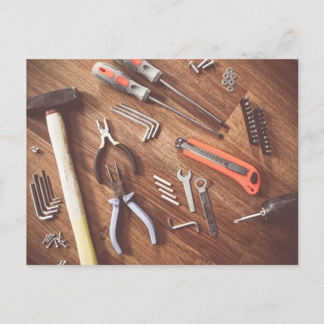 handyman tools postcard (Front)