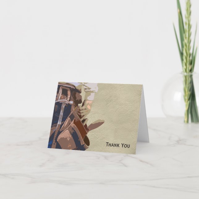 Handyman Tools Watercolor Thank You Card (Front)