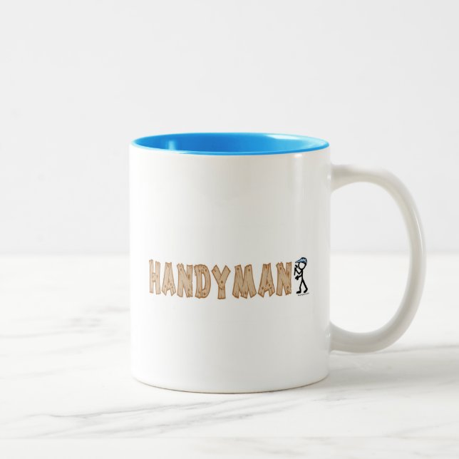 Handyman Two-Tone Coffee Mug (Right)