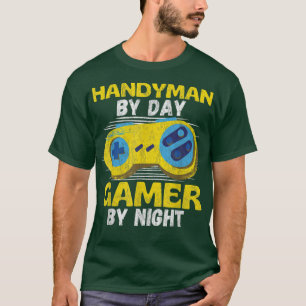 HandyMan Video Games Gamer Graphic Novelty Sarcast T-Shirt
