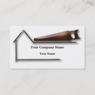 Handyman Wood Saw Business Card