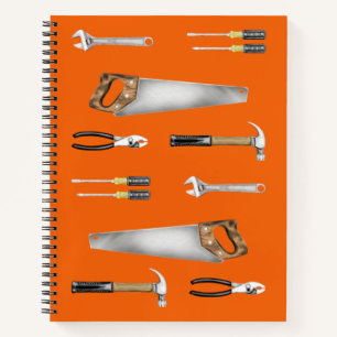 Handyman work tools  notebook