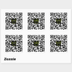 Handz On Radio QR Code Sticker with Logo