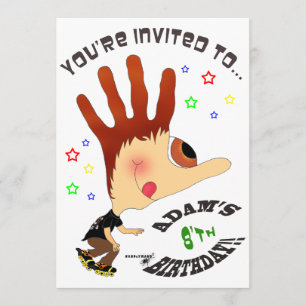 HANDzYMANS-RollerbladerInvitation Invitation