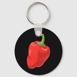 Hanero Chilli Pepper Matching Halloween Costume Bi Key Ring
