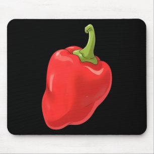 Hanero Chilli Pepper Matching Halloween Costume Bi Mouse Pad