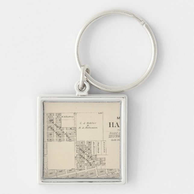 Hanford, Tulare County Key Ring (Front)