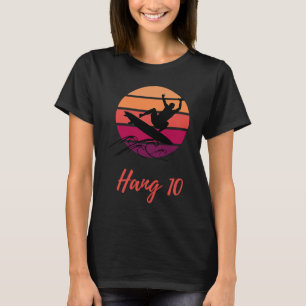 Hang 10 Surfer Surfing Surf T-Shirt