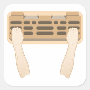 hang board smaller square sticker