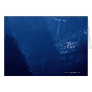 Hang Glider above Mountains