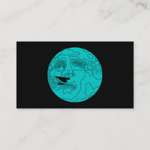 hang gliding by moonlight business card