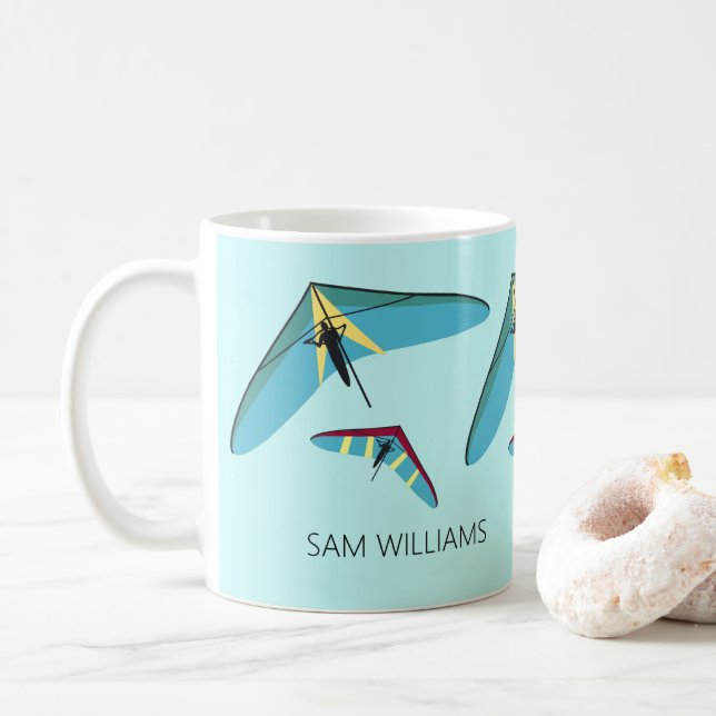 Hang Gliding Coffee Mug (With Donut)