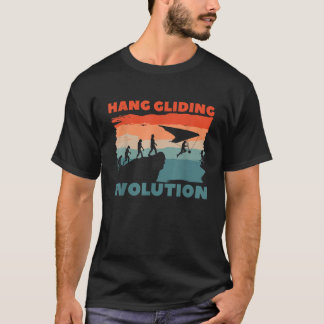 Hang Gliding Evolution Glider Gliders T-Shirt