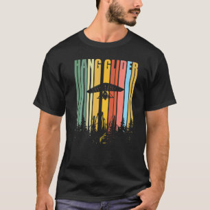 Hang Gliding Pilot Vintage Sunset Hang Gliding Kit T-Shirt