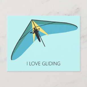 Hang Gliding Postcard