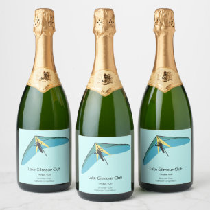 Hang Gliding Sparkling Wine Label