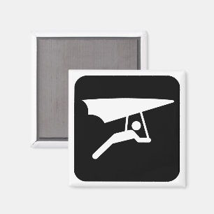 Hang Gliding Symbol Magnet