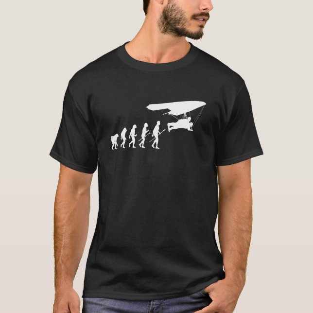 Hang Gliding Tandem Flight Evolution Two Person Ha T-Shirt (Front)