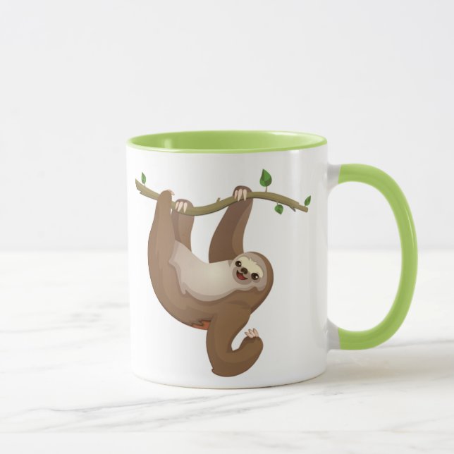 Hang in there Friday Is Coming Sloth Mug (Right)