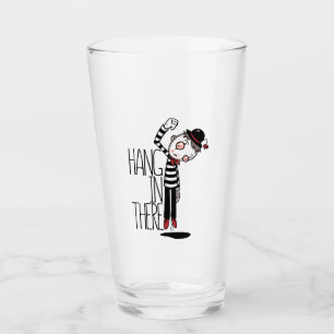 Hang In There Mime Glass