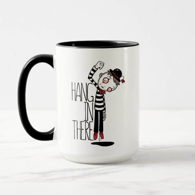 Hang In There Mime Mug (Left)