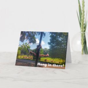 Hang in there personalized cards
