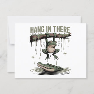 Hang In There  Postcard