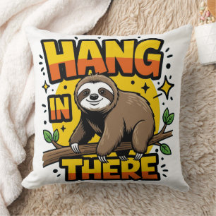 Hang In There Sloth Cushion