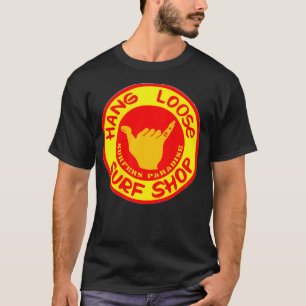 HANG LOOSE A Retro Design on Back T-Shirt